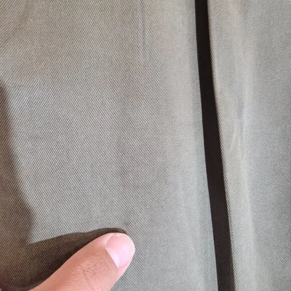 READ Tommy Bahama Silk Dress Pants Mens Act 36x30 Brown Pleated Relaxed Trousers - Picture 11 of 13